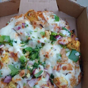 The Desi Pizza!! Delicious!