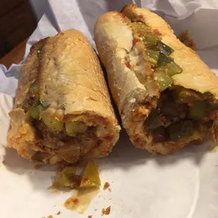 Meatball with extra extra pickles