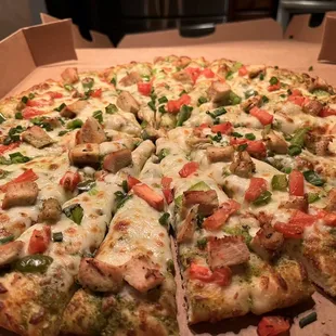 Chicken Pesto Pizza