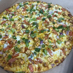 Chili Paneer Pizza