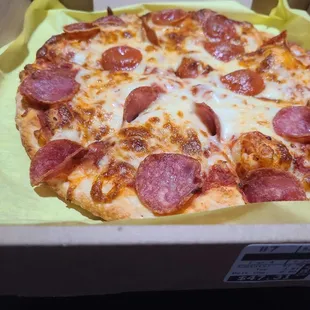 Pepperoni pizza