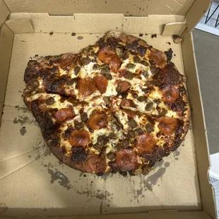 Burnt and missing on the end.