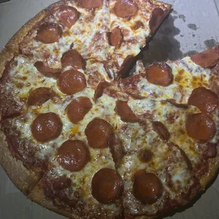Large Pizza with Pepperoni