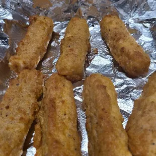 Cheese sticks - not crispy, not tasty