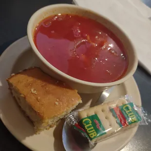 Minestrone, not vegetarian