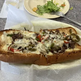 philly cheesesteak- full size