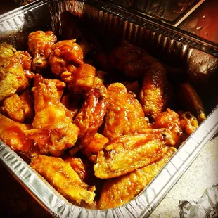 Spicy bbq wings!