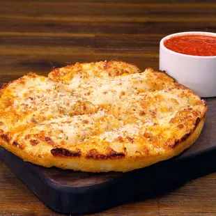 a small bowl of tomato sauce