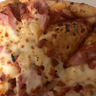 Up close pic of Hawaiian slice.