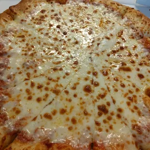 Extra cheese pizza