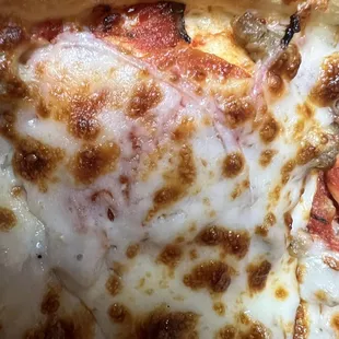 If this is extra cheese that was supposed to be the second pizza we ordered shame on whoever is portioning