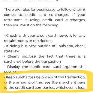 4% of a $20 purchase does not equal to an $8 processing fee. There are others ways to make money like great service. Smh