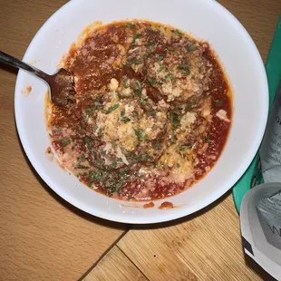 Homemade Meatballs &amp; Marinara