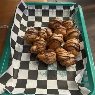 Condensed Milk and Nutella Twisted for desert! Sooooo good!