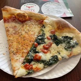 Pizza slices