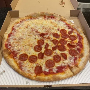 pizza, food