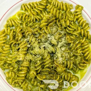 Fusili with Pesto Sauce
