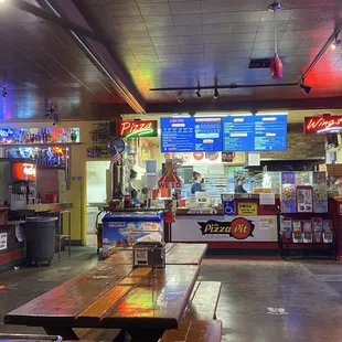 Order at the counter