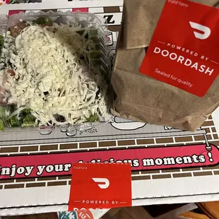Delivery through Door Dash or GrubHub only now 12.4.22