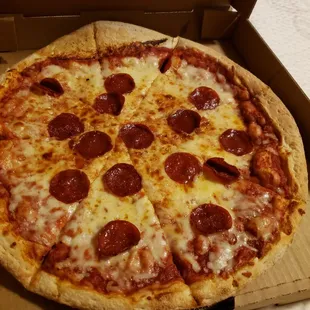 Pepperoni pizza