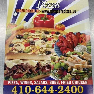 a picture of a pizza