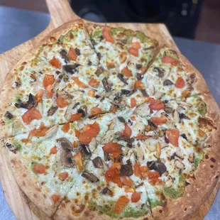 pizza, food