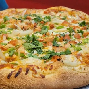 Chicken tikka masala pizza