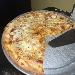 10&quot; Hawaiian BBQ Pizza