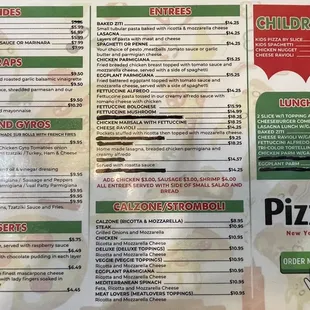 Menu October 2022