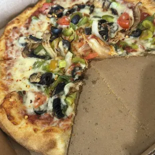 Veggie pizza