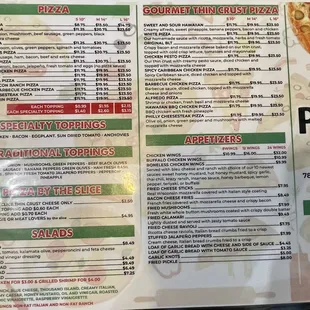 Menu October 2022