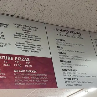 Big Menu!