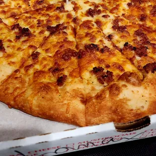 PIEROGI PIZZA with Sausage.