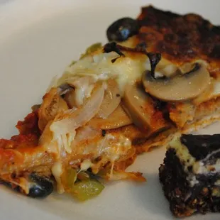 Slice of Veggie Pizza