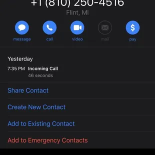 the location of a phone number