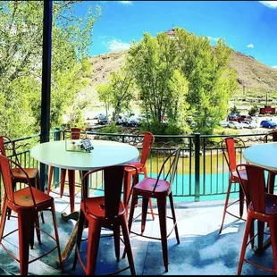 View from the rooftop Patio