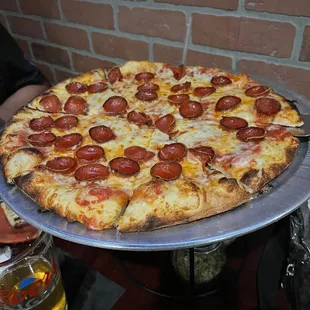 Pepperoni pizza