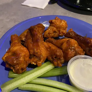 Wood Fired and Flash Fried Wings
