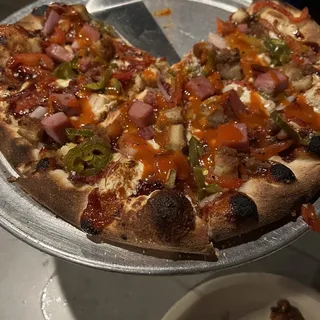 Rick's Hog and Chicken Pizza