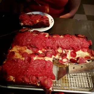 Detroit Style Pizza