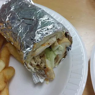 Spicy grilled chicken sub! AMAZING!