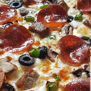 pizza, food