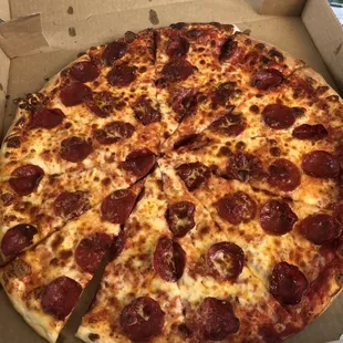 Pepperoni pizza