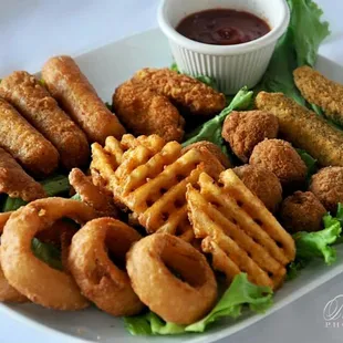 fish and chips, food