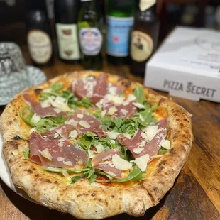 Pummarola e prosciutto di Parma