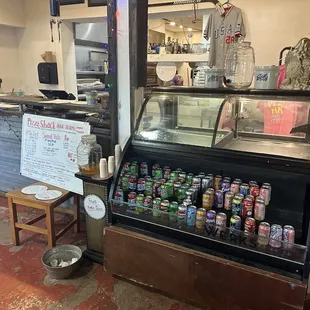 Counter view