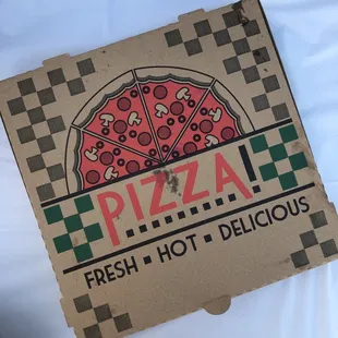 a box of pizza