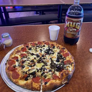 pizza, food