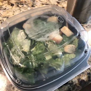 small salad $5.  not worth it