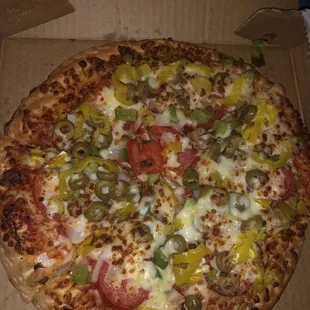 Custom 10 inch pizza